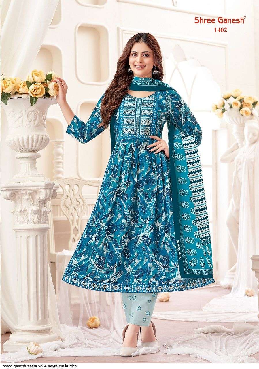 SHREE GANESH ZAARA VOL 4 NAYRA CUT KURTIES