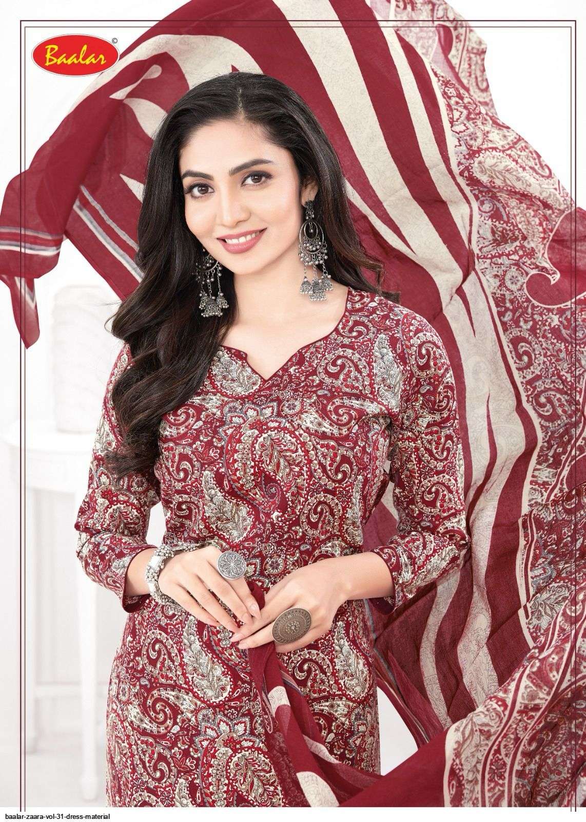 Baalar Zaara Vol-31 cotton dress material lowest price