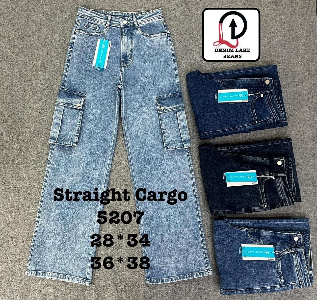 Shop for Denim Lake D.no.5207 Cargo Pants for Women Online